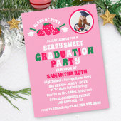 Fraise Photo Graduation Party Invitations