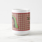 Fraise Plaid Photo Mug personnalisable (Centre)