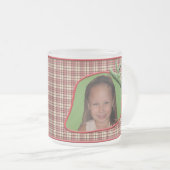 Fraise Plaid Photo Mug personnalisable (Devant droit)