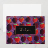 Fraise Prune Fruit Rouge Merci (Devant / Derrière)