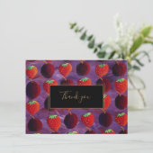 Fraise Prune Fruit Rouge Merci (Debout devant)