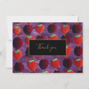 Fraise Prune Fruit Rouge Merci