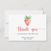 Fraise sucrée - merci (Devant)