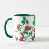 Fraise sur la tasse de vigne (Gauche)