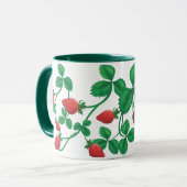 Fraise sur la tasse de vigne (Devant gauche)