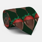 fraise trempée dans la cravate au chocolat (Roulé)