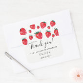 Fraises Anniversaire de la faveur autocollant (Enveloppe)