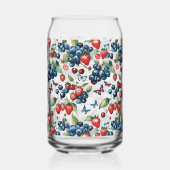 Fraises aux bleuets et papillons (Verso)