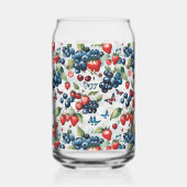 Fraises aux bleuets et papillons (Droite)