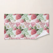 fraises, baies, rouge, frais, mûr, sucré, nourritu (Serviette à main)