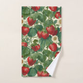 Fraises botaniques (Serviette à main)