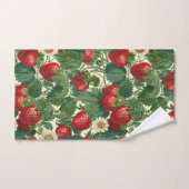 Fraises botaniques (Serviette à main)