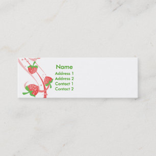 Fraises de fraises pour des cartes maigres