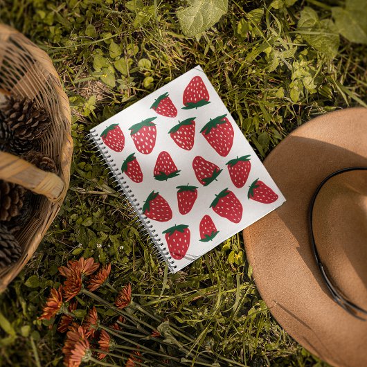 Fraises d'été bio - rouge et vert