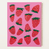 Fraises d'été bio rouge ou rose arrière - plan (Dos)