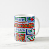 Fraises et coeurs tasse de café (Devant droit)