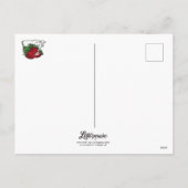 Fraises et crème / Carte postale (Dos)