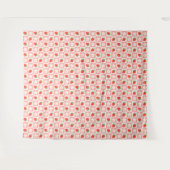 Fraises et Fleurs Douces Tapisserie (Devant (Horizontal))