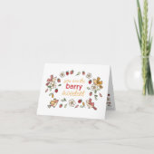 Fraises et oiseaux Merci Berry beaucoup (Devant)