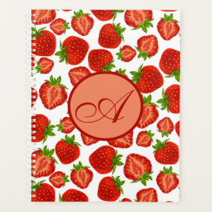 Fraises Fraise Rétro Branché Planificateur Amusant