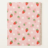Fraises rose et rouge doux Monogramme Quotidien (Dos)