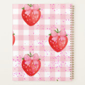 fraises rouges et rubans roses (Dos)