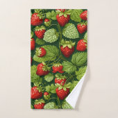 Fraises sauvages (Serviette à main)