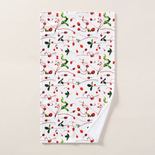 Fraises sauvages (Serviette à main)