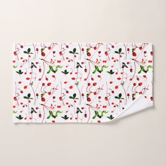 Fraises sauvages (Serviette à main)