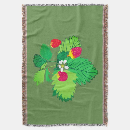 Fraises sauvages Jeter la couverture (devant Vertical)