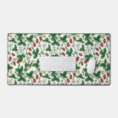 Fraises sauvages rouge/jaune/vert/blanc cassé (Clavier et souris)