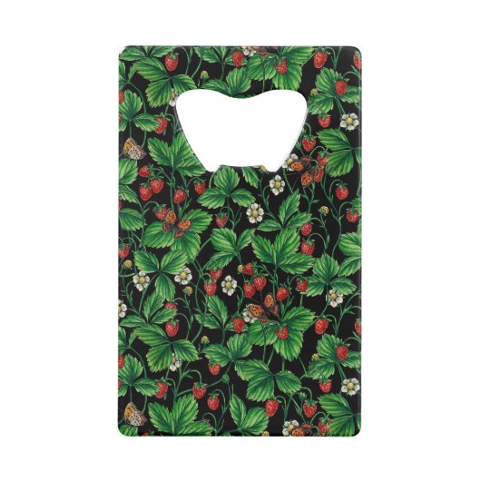 Fraises sauvages sur le noir (Devant)