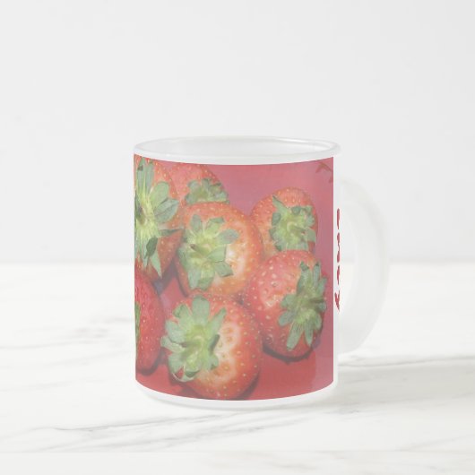 Fraises - tasse (Devant droit)