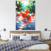 Fraises toile étirée Impression (Insitu(Chambre))