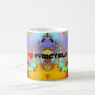 Fraktal009 - IK HOOR VAN FRACTALS Koffiemok
