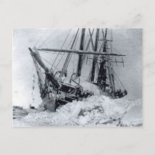 Fram, Nansen's ship, in polar ice Briefkaart