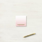 Framboe-post Post-it® Notes (Op bureau)