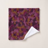 Framboise, mûre, marron et camouflage noix de musc (Gant de toilette)