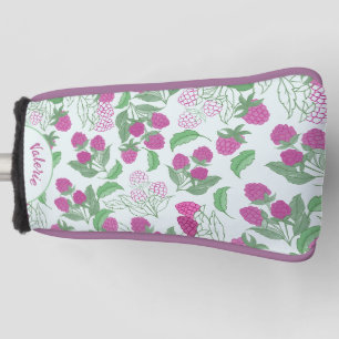 Framboos botanische golfhoofdhoes golfheadcover