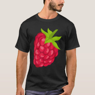 Framboos Fruit Rauw Vegan Dieet Levensstijl Plant T-shirt