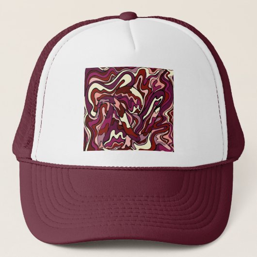 Framboos golf trucker pet (Voorkant)