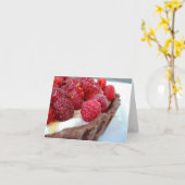 Framboos-kardemom de Scherpe Gepersonaliseerde Kaart (Gele Bloem)