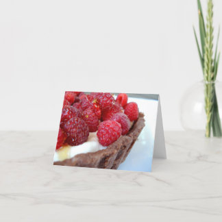 Framboos-kardemom de Scherpe Gepersonaliseerde Kaart