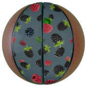 Framboos patroon 2 basketbal (Verticaal)