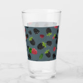 Framboos patroon 2 glas (Achterkant)