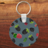 Framboos patroon 2 sleutelhanger (Voorkant)