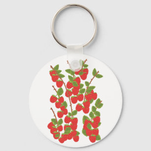 Framboos Sleutelhanger
