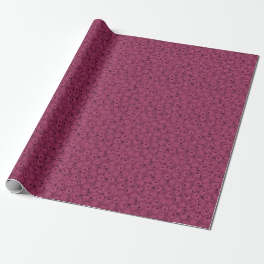 Framboos : Sweet Wrap Design. Cadeaupapier (Uitgerold)