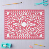 Framboos Traditioneel Bot Inlegwerk Decoupage Papi Tissuepapier (Craft)