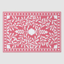 Framboos Traditionele Botinleg Decoupage Papier